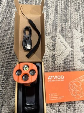 Orange Dog Bark Controller - Rechargeable Bark Trainer